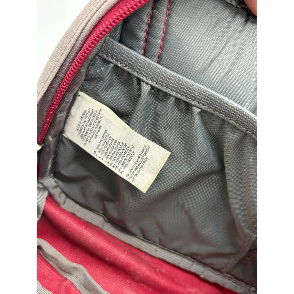 The North Face ROO Waist Fanny Pack Bag Multicolor Hiking Outdoors Gray Red Pink